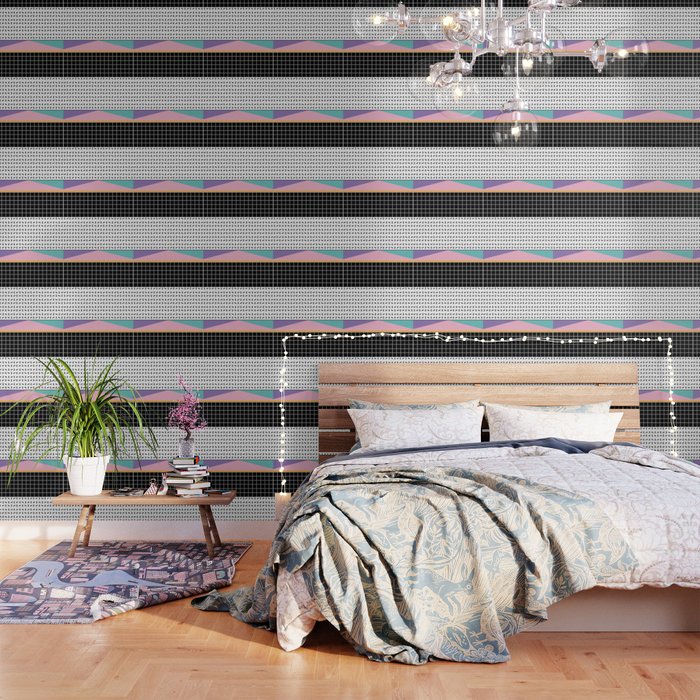 Memphis pattern 133 - 80s / 90s Retro Wallpaper Gallery Image 3