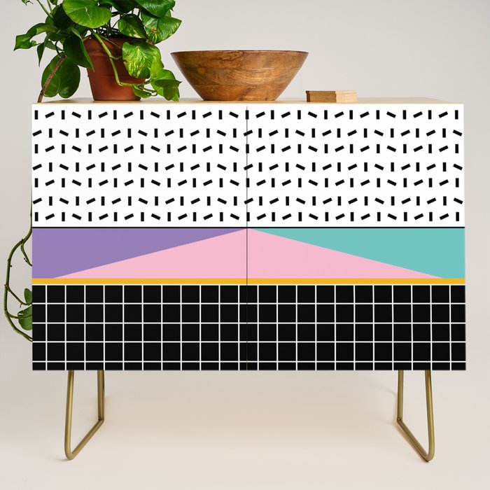 Memphis pattern 133 - 80s / 90s Retro Credenza Gallery Image 1