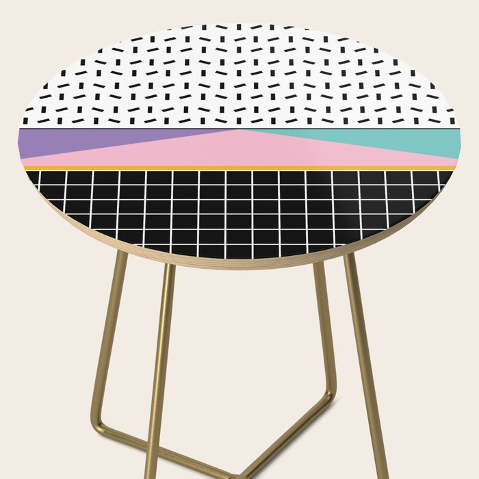 Memphis pattern 133 - 80s / 90s Retro Side Table Gallery Image 2