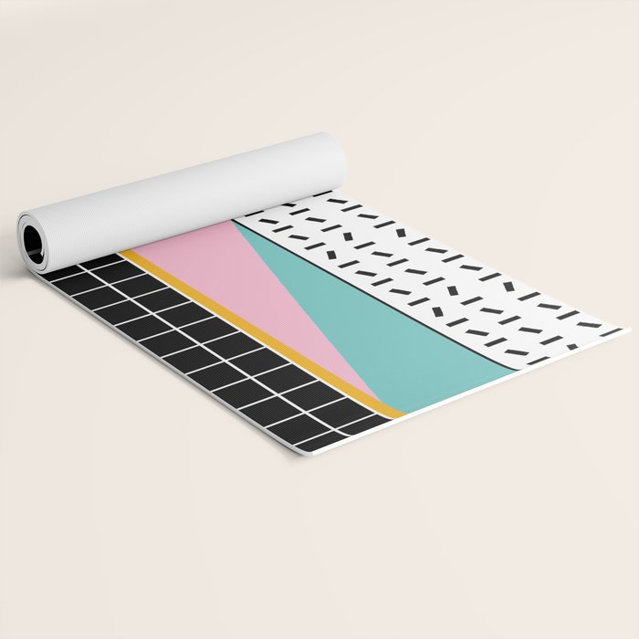 Memphis pattern 133 - 80s / 90s Retro Yoga Mat Gallery Image 2