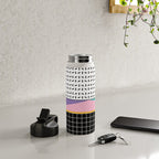 Memphis pattern 133 - 80s / 90s Retro Water Bottle Gallery Image 4