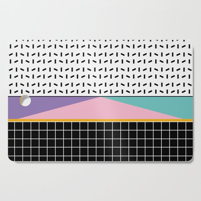 Memphis pattern 133 - 80s / 90s Retro Cutting Board Gallery Image 1