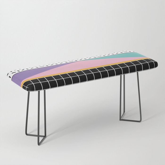 Memphis pattern 133 - 80s / 90s Retro Bench Gallery Image 1