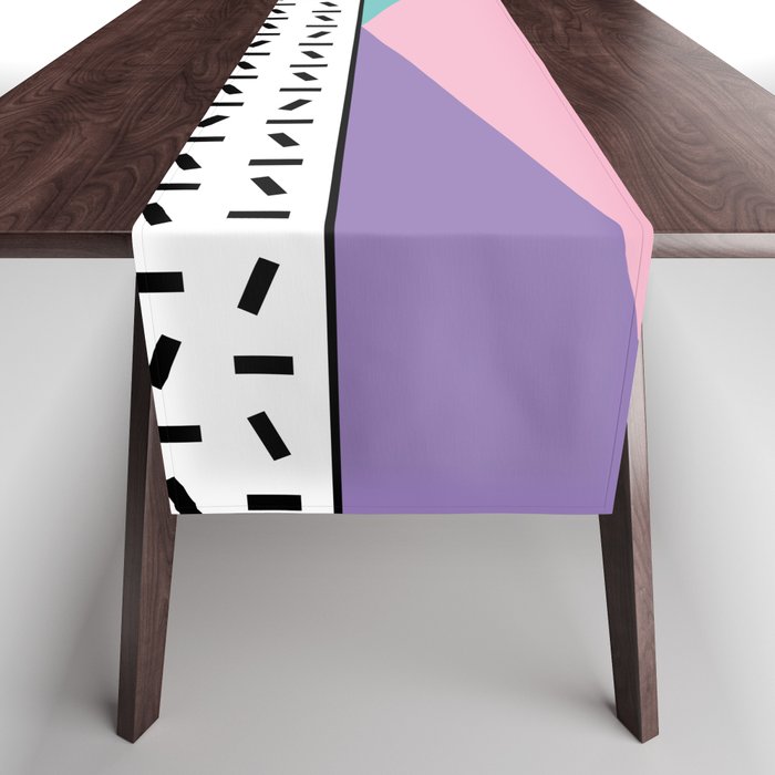 Memphis pattern 133 - 80s / 90s Retro Table Runner Gallery Image 1