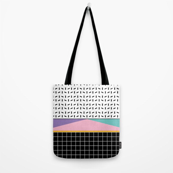 Memphis pattern 133 - 80s / 90s Retro Tote Bag Gallery Image 2