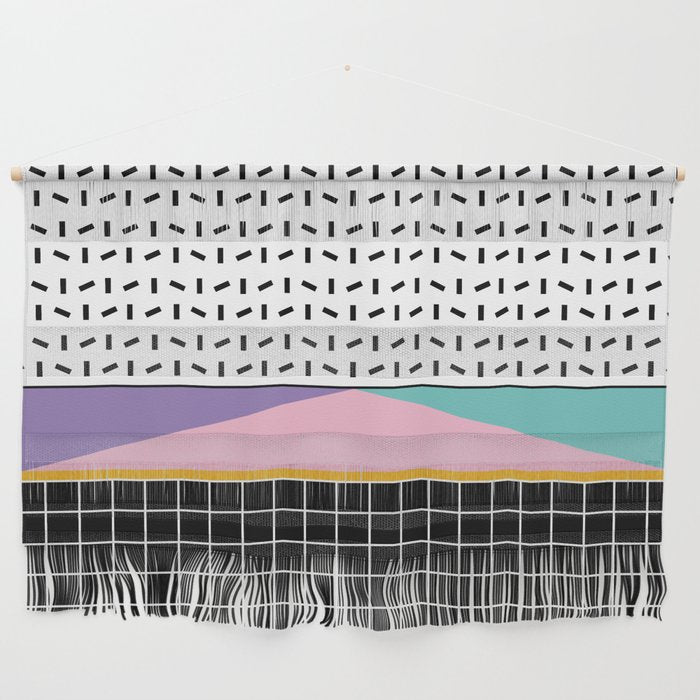 Memphis pattern 133 - 80s / 90s Retro Wall Hanging Gallery Image 1