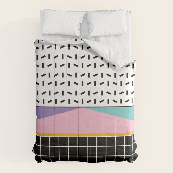 Memphis pattern 133 - 80s / 90s Retro Comforter Gallery Image 6