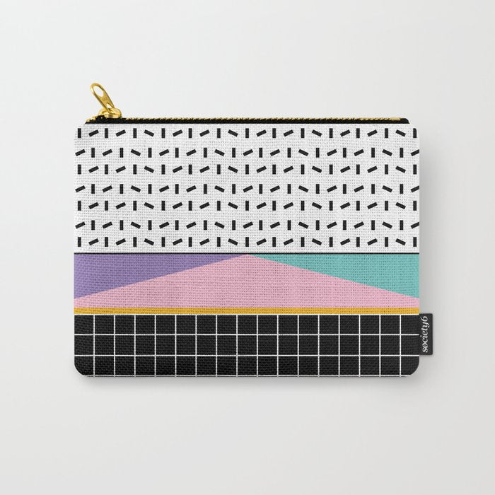 Memphis pattern 133 - 80s / 90s Retro Carry All Pouch Gallery Image 1