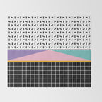 Memphis pattern 133 - 80s / 90s Retro Throw Blanket Gallery Image 2