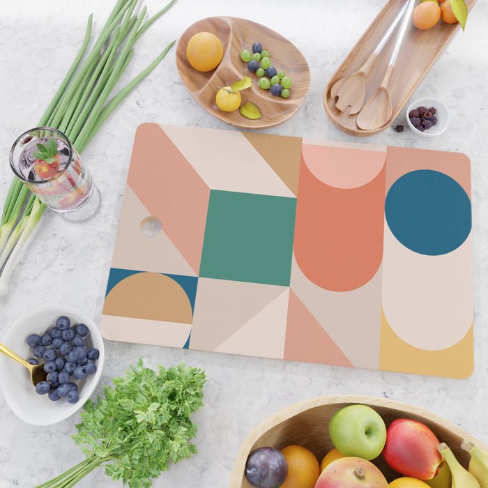 Modern Geometric 73B Cutting Board Gallery Image 2