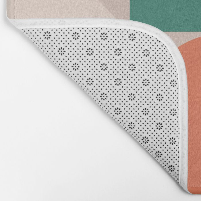 Modern Geometric 73B Bath Mat Gallery Image 2