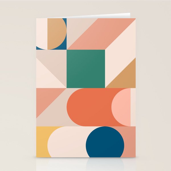 Modern Geometric 73B Stationery Card Gallery Image 1