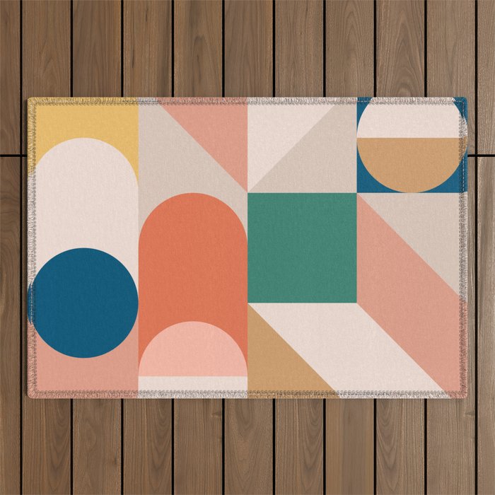 Modern Geometric 73B Outdoor Rug Gallery Image 1