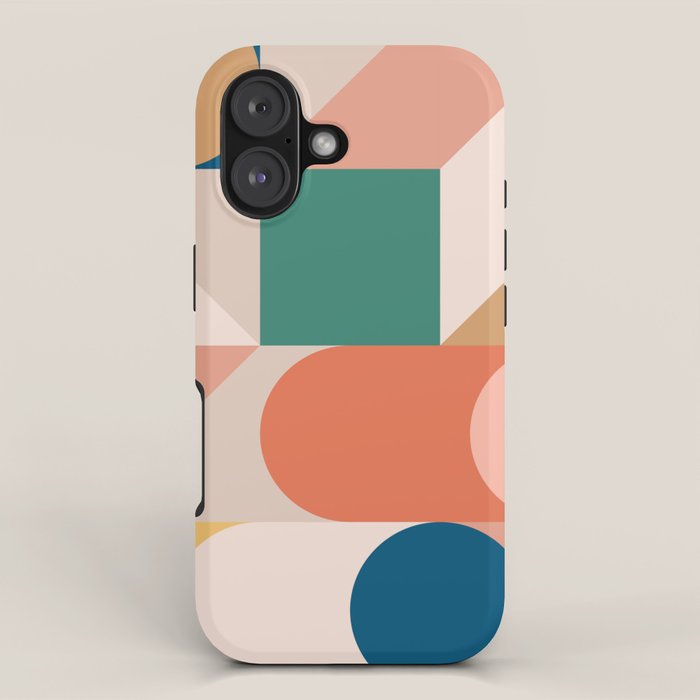 Modern Geometric 73B iPhone Case Gallery Image 1