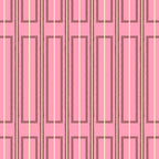 Eclectic Geometric Geo Box Striped Pattern in Pink Brown Cream Coffee Mug Gallery Image 2