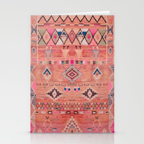 Traditional Moroccan Berber Rug Design Stationery Card Gallery Image 2