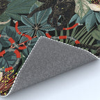 Tropical Black Panther Rug Gallery Image 4