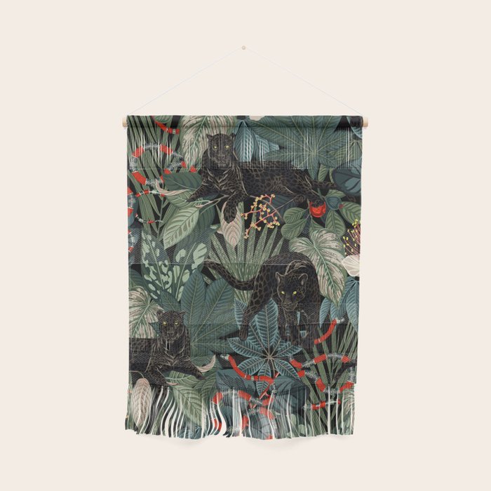 Tropical Black Panther Wall Hanging Gallery Image 1