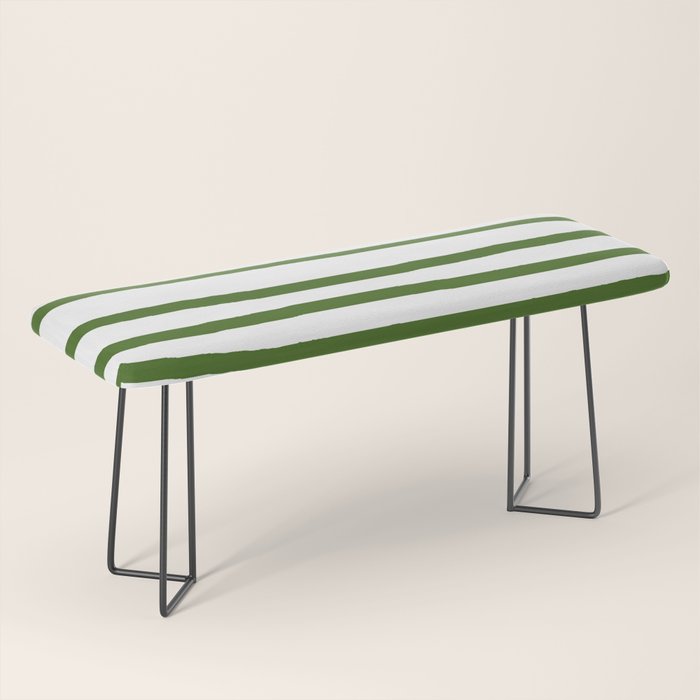 Simply Drawn Stripes in Jungle Green Bench Gallery Image 1