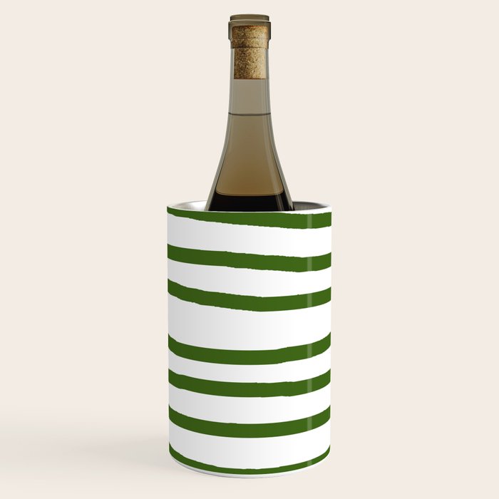 Simply Drawn Stripes in Jungle Green Wine Chiller Gallery Image 1