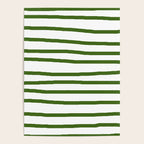 Simply Drawn Stripes in Jungle Green Poster Gallery Image 4