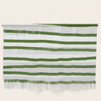 Simply Drawn Stripes in Jungle Green Wall Hanging Gallery Image 1