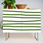 Simply Drawn Stripes in Jungle Green Credenza Gallery Image 1