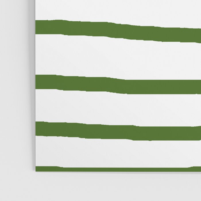 Simply Drawn Stripes in Jungle Green Poster Gallery Image 3
