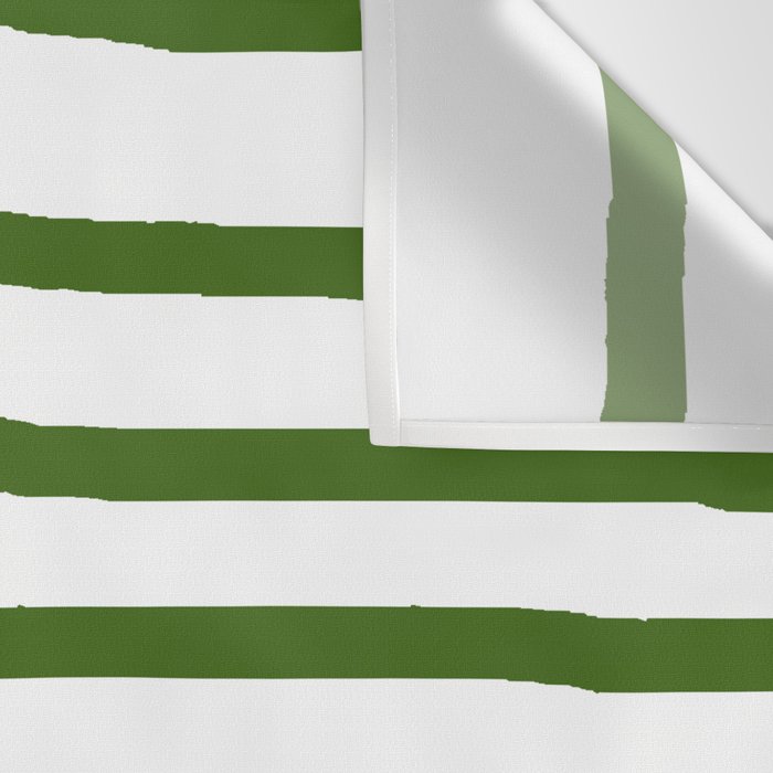 Simply Drawn Stripes in Jungle Green Wall Tapestry Gallery Image 3