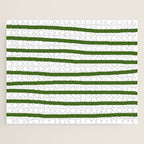 Simply Drawn Stripes in Jungle Green Jigsaw Puzzle Gallery Image 1