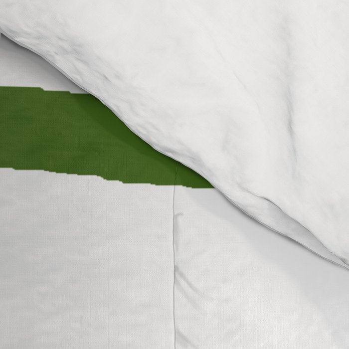 Simply Drawn Stripes in Jungle Green Comforter Gallery Image 4