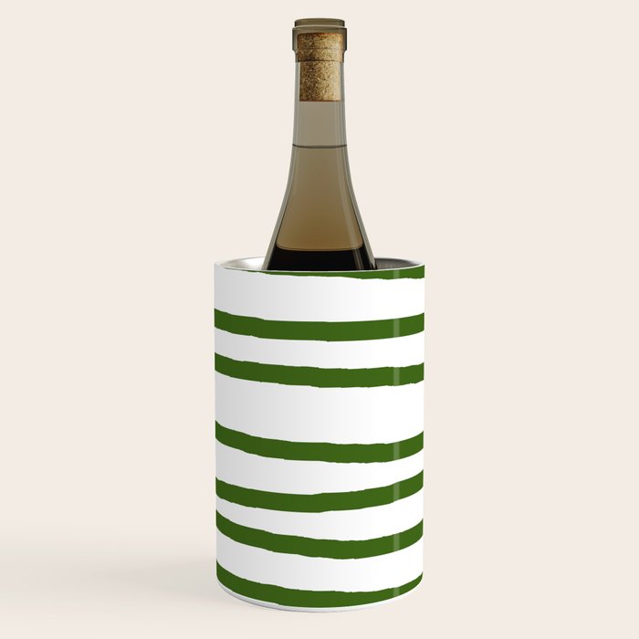 Simply Drawn Stripes in Jungle Green Wine Chiller Gallery Image 2