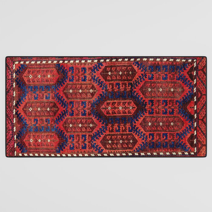 Baluch  Antique  Khorasan Persian Rug Print Desk Mat Gallery Image 3