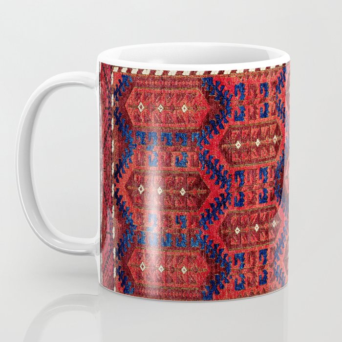 Baluch  Antique  Khorasan Persian Rug Print Coffee Mug Gallery Image 3
