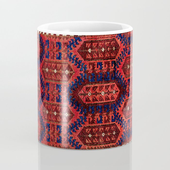 Baluch  Antique  Khorasan Persian Rug Print Coffee Mug Gallery Image 4
