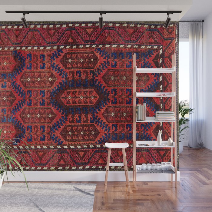 Baluch  Antique  Khorasan Persian Rug Print Wall Mural Gallery Image 1
