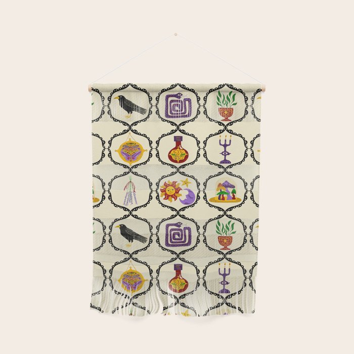 Whimsigothic Witch Mystical Magic Wall Hanging Gallery Image 1