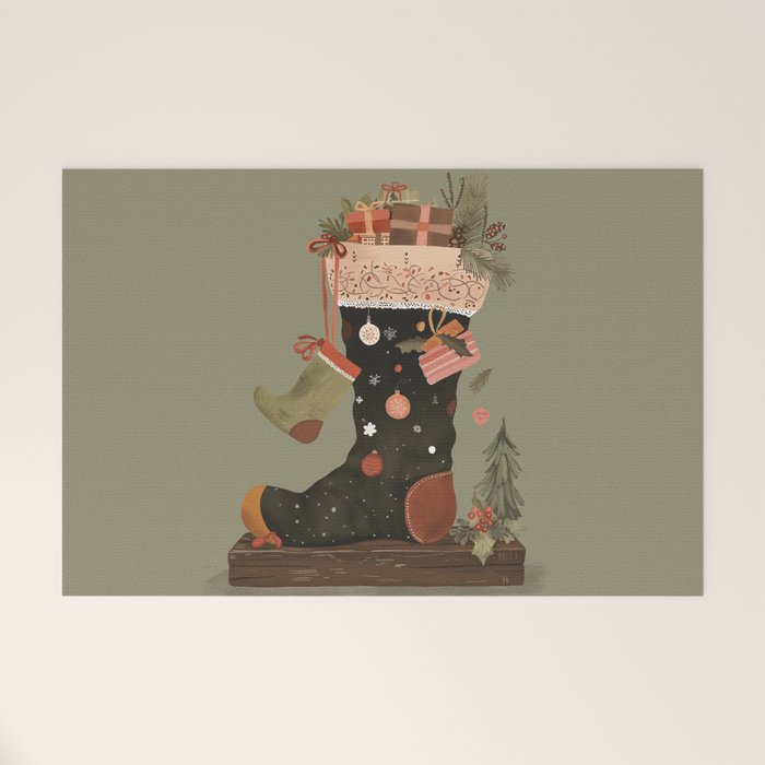 Joyful Stockings II Welcome Mat Gallery Image 1