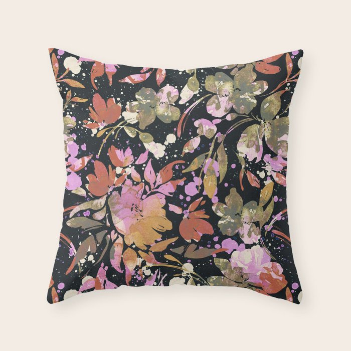 Dark Meadow Magic Throw Pillow Gallery Image 6