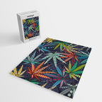 boho weed midnight Jigsaw Puzzle Gallery Image 2