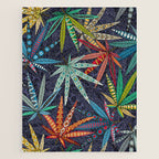 boho weed midnight Jigsaw Puzzle Gallery Image 1