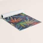 boho weed midnight Yoga Mat Gallery Image 2