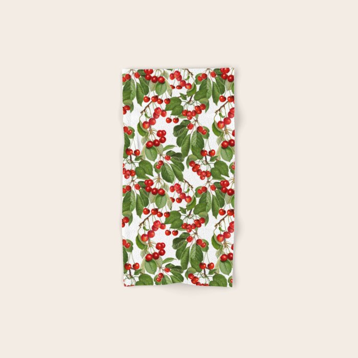 Lush Cherry Orchard Sweet Summer Fruits Bath Towel Gallery Image 1