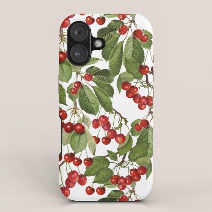Lush Cherry Orchard Sweet Summer Fruits iPhone Case Gallery Image 1