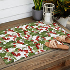 Lush Cherry Orchard Sweet Summer Fruits Outdoor Rug Gallery Image 2