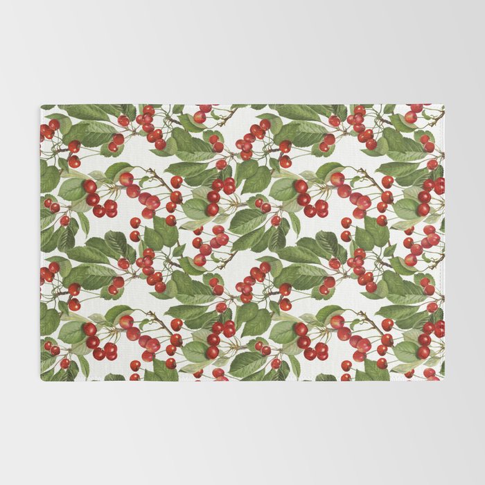 Lush Cherry Orchard Sweet Summer Fruits Rug Gallery Image 2