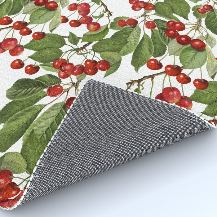Lush Cherry Orchard Sweet Summer Fruits Rug Gallery Image 4