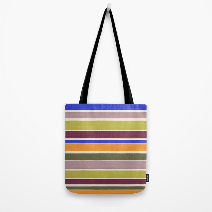 Modern Craft Summer Collection - Roman Stripes Tote Bag Gallery Image 2