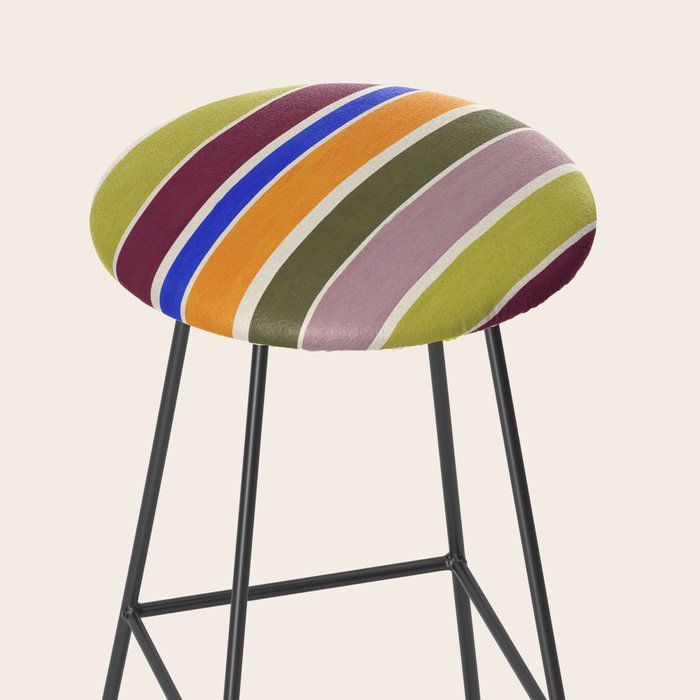 Modern Craft Summer Collection - Roman Stripes Stool Gallery Image 2