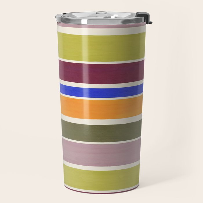 Modern Craft Summer Collection - Roman Stripes Travel Mug Gallery Image 2